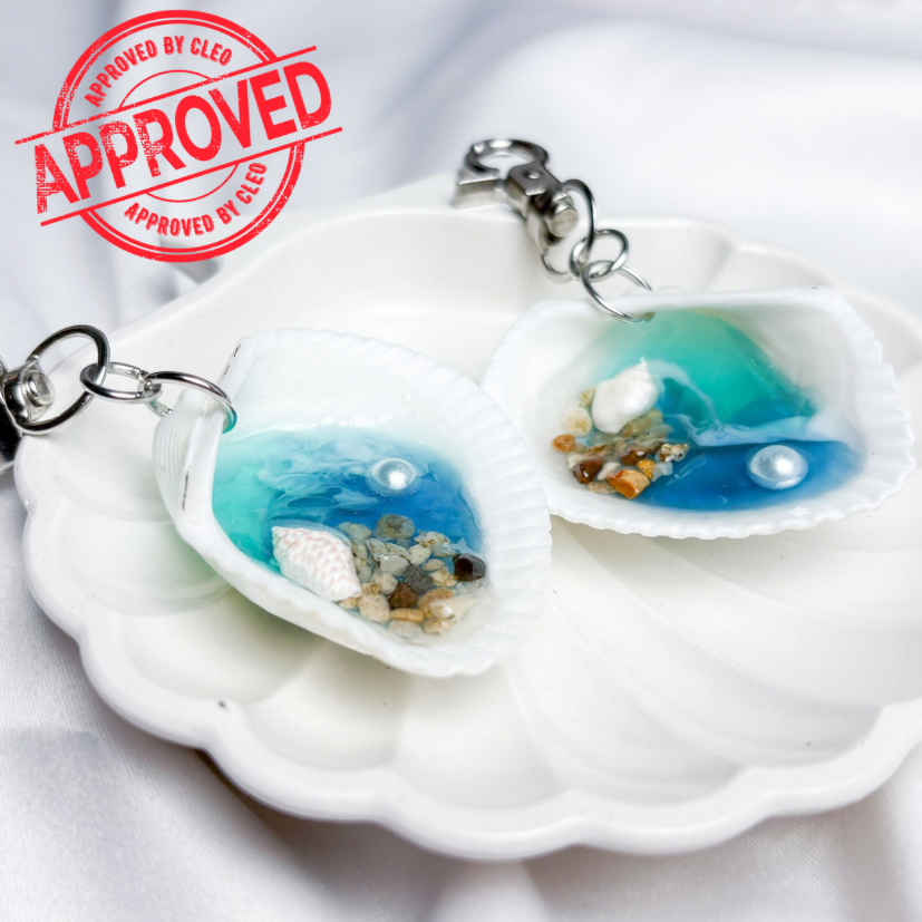 Real Shell Ocean Keychain - MamiCleo Store - MamiCleo Store